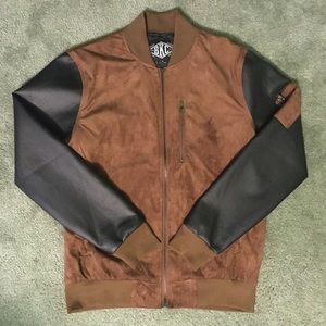 Brooklyn Cloth Co Tobacco Suede Leather Jacket